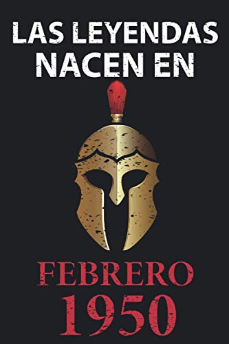 Las leyendas nacen en febrero 1950: Regalo de cumpleaños perfecto para hombre y mujer de 71 años I...