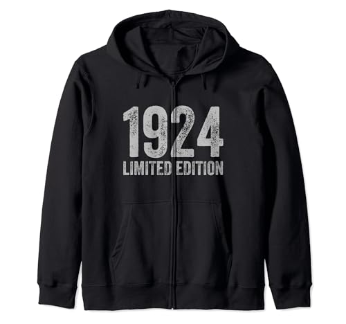 Cumpleaños 1924 Sudadera con Capucha