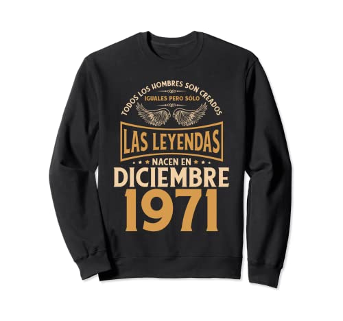 Cumpleaños Hombre Regalos Las Leyendas Diciembre 1971 Sudadera