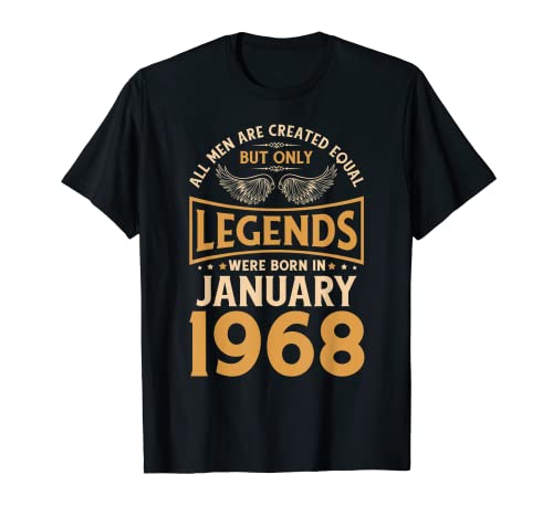 Las leyendas de cumpleaños nacieron en enero de 1968. Camiseta