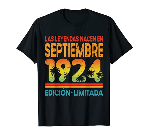 Las Leyendas Nacen En Septiembre 1924 97 Años Cumpleaños Camiseta