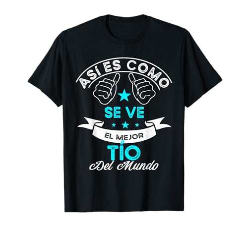 El mejor Tío del mundo hombre cumpleaños regalo Camiseta