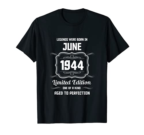Feliz Cumpleaños Junio 1944 Camiseta