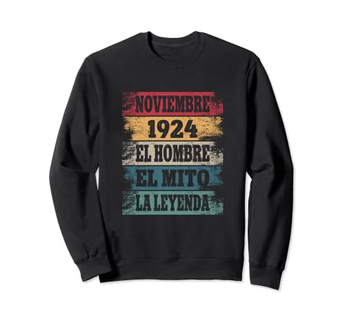 98 Cumpleaños Regalo Años Divertido Noviembre 1924 Sudadera