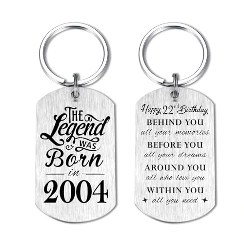 Yobent Regalos de cumpleaños número 22 para él y hombres 2003, regalos de cumpleaños de 22 años...