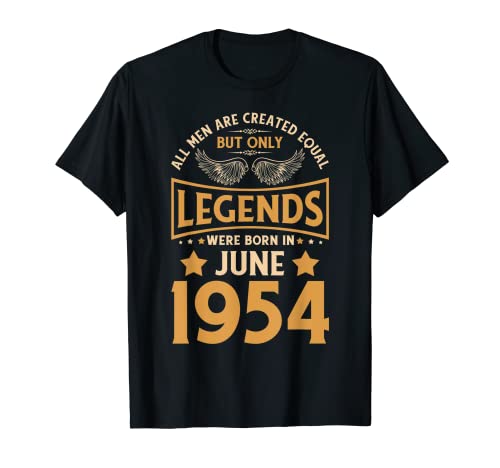 Las leyendas de cumpleaños nacieron en junio de 1954. Camiseta