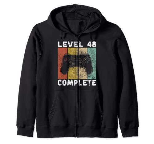 Camiseta Gamer 48 Cumpleaños Regalo Para Hombres 48 Años Sudadera con Capucha