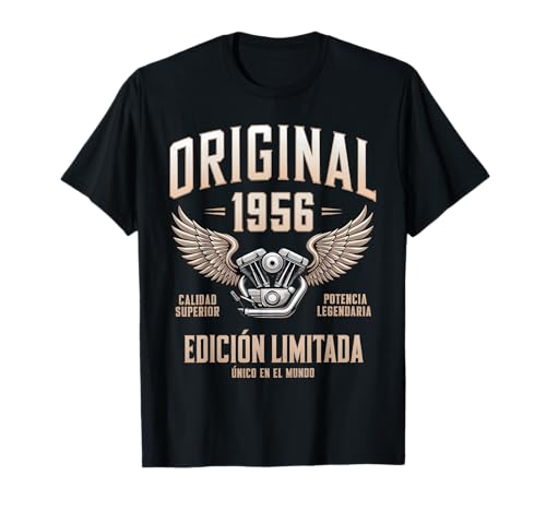 Cumpleaños Original 1956 para Leyendas y Moteros Camiseta
