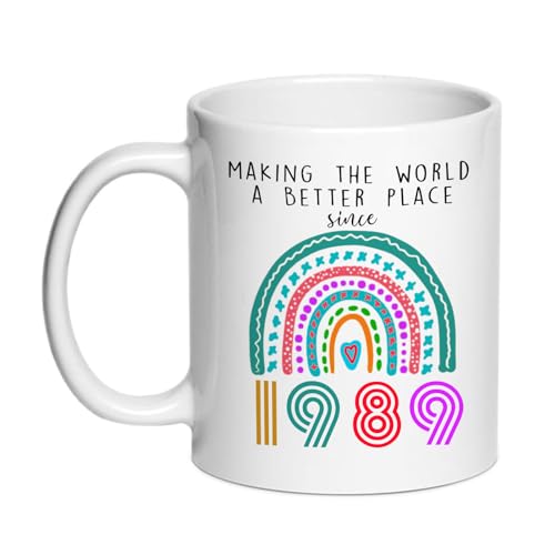 SIUNY Regalos de cumpleaños número 36 para mujeres y hombres, tazas de café, regalos para mujeres...
