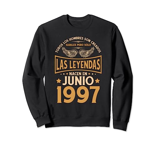 Cumpleaños Hombre Regalos Las Leyendas Junio 1997 Sudadera