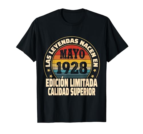 Edición Limitada Mayo 1928 - Cumpleaños 96 Años Camiseta