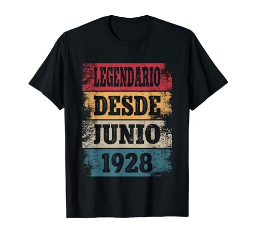 Legendario Desde Junio 1928 - Cumpleaños 96 Años Camiseta