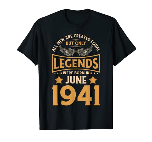 Las leyendas de cumpleaños nacieron en junio de 1941. Camiseta