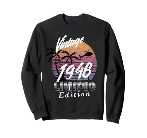 Edición Limitada 1948 Cumpleaños 1948 Nacido en 1948 Sudadera
