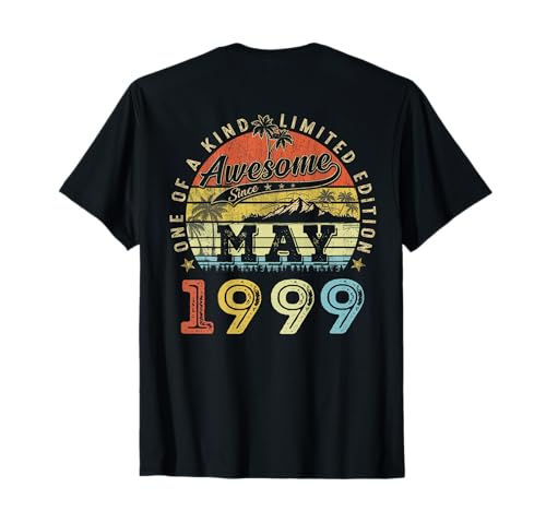 (ON Back) 27 Edición Limitada 1999 Mayo 27 cumpleaños Camiseta