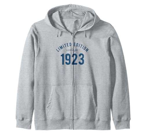 Edición Limitada Vintage Cumpleaños 1923 Sudadera con Capucha