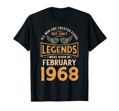 Las leyendas de cumpleaños nacieron en febrero de 1968. Camiseta