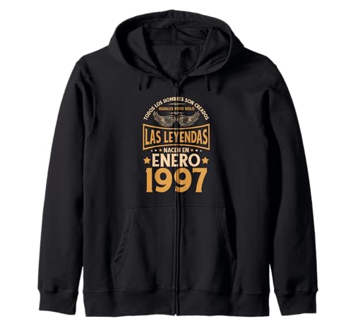 Cumpleaños Hombre Regalos Las Leyendas Enero 1997 Sudadera con Capucha