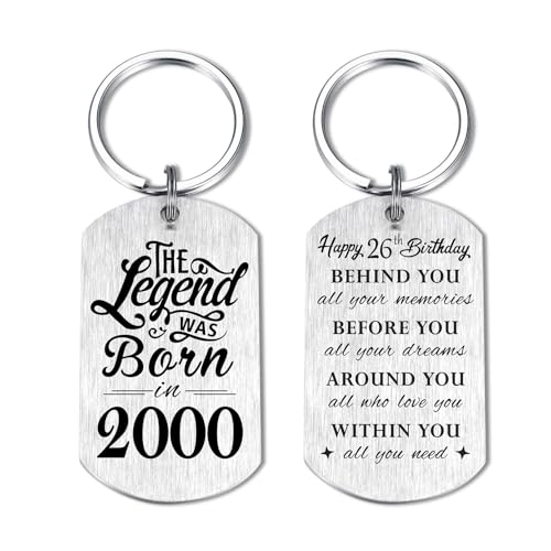 Yobent Regalos de cumpleaños número 26 para él y hombres de 1999, regalos de cumpleaños de 26...