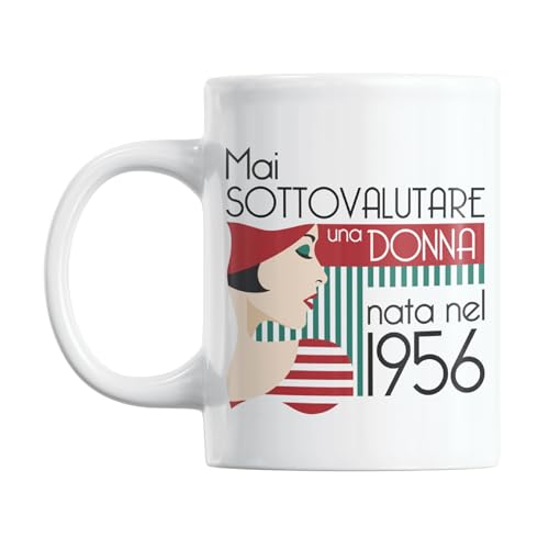 Gesar Taza 70 Años Mujer - Regalo Cumpleaños 70 Años - Idea Regalo Divertido 70 Cumpleaños -...
