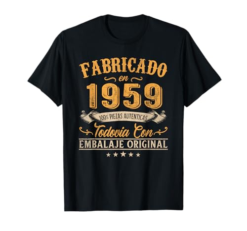 Fabricado En 1959 Regalo Para Hombre 65 Años Cumpleaños Camiseta