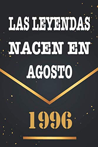 Las Leyendas Nacen En Agosto De 1996: Libro de visitas de 24 años, cuaderno, 120 páginas de...
