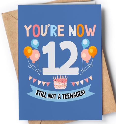 Greeting Cards for Everyone Tarjeta Cumpleaños 12 Años - Tarjeta de Cumple 12-12 Cumpleaños...