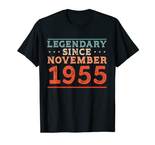 Legendaria desde noviembre de 1955 Fiesta de cumpleaños retro de los años 50 Camiseta