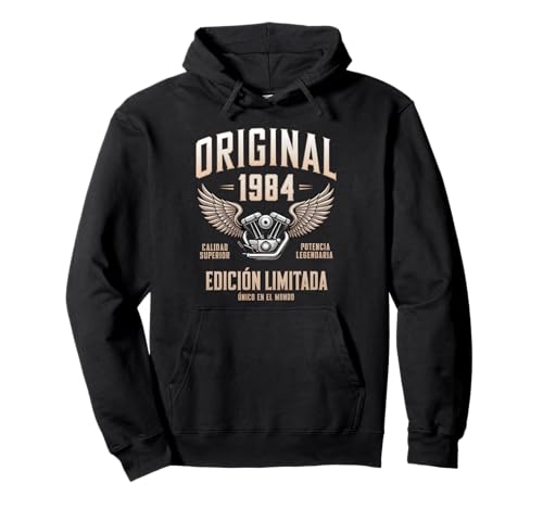 Cumpleaños Original 1984 para Leyendas y Moteros Sudadera con Capucha