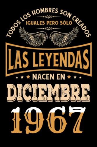 Regalo de 55 Cumpleaños Para Hombre : Las Leyendas Nacen en diciembre 1967: Regalos de Cumpleaños...