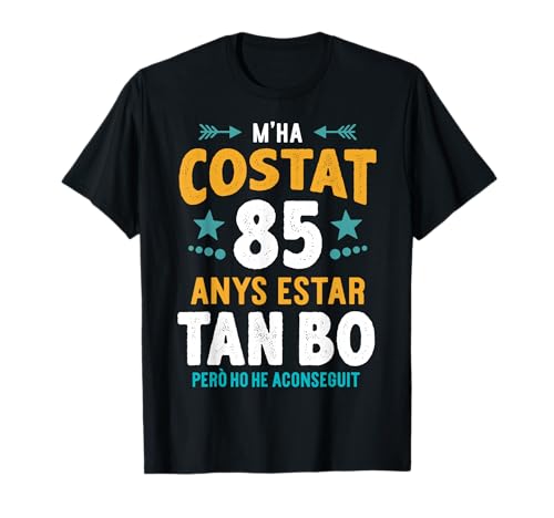 M'ha Costat 85 Anys Català Samarreta 85 Cumpleaños 85 Años Camiseta