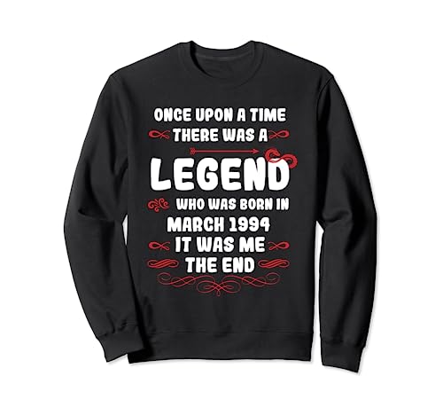 Érase una vez una leyenda. Marzo 1994 Cumpleaños Sudadera