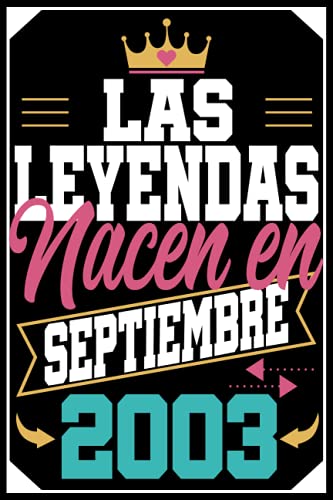 Las Leyendas Nacen En septiembre 2003: Regalo de cumpleaños de 18 años para mujer hombre madre...