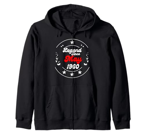 Mayo 1960 Cumpleaños Leyenda Hombre Niño Desde Mayo 1960 Sudadera con Capucha