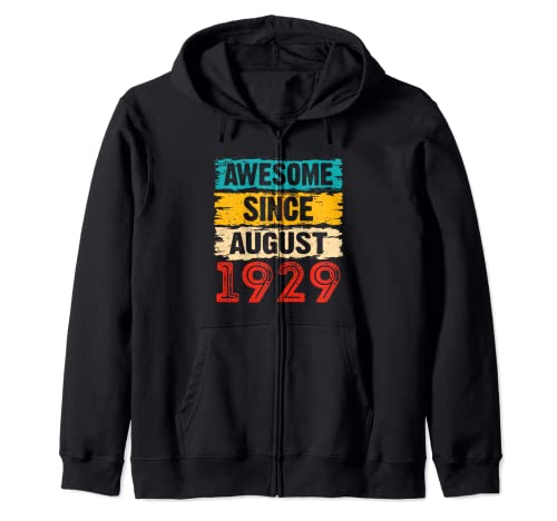 Regalos de 94 años impresionantes desde agosto de 1929 para cumpleaños Sudadera con Capucha