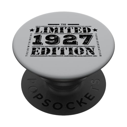 Cumpleaños de edición limitada de 1927 para hombres y mujeres PopSockets PopGrip Intercambiable