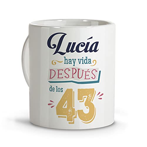 LolaPix Taza feliz cumpleaños. Tazas personalizadas. Tazas desayuno originales. Varios diseños....