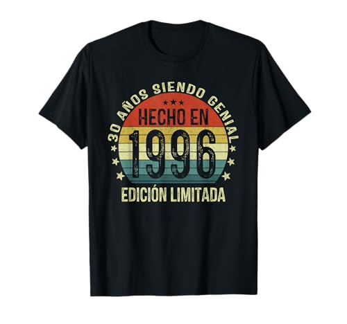 Hecho En 1996 30 Años Cumpleaños Hombre Regalo Made In 1996 Camiseta