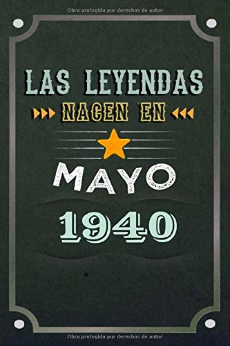 Las leyendas nacen en Mayo 1940: REGALO DE CUMPLEAÑOS, NACIDOS EN LOS AÑOS 1940 Regalos Creativos...