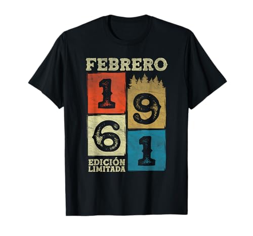 Febrero 1961 Vintage - 65 Años Regalo Cumpleaños Hombre Camiseta