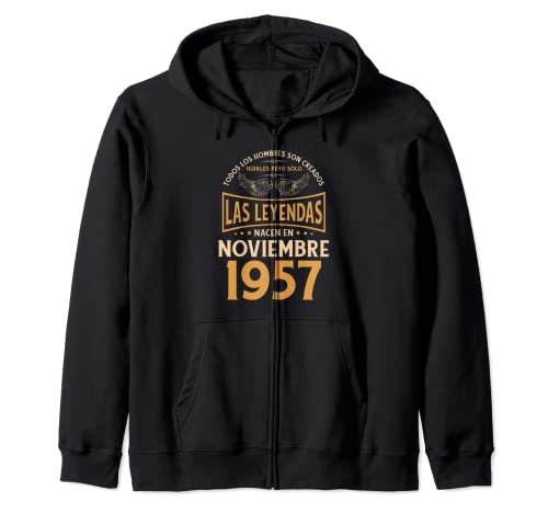 Cumpleaños Hombre Regalos Las Leyendas Noviembre 1957 Sudadera con Capucha