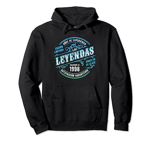 Nacieron En 1998 Las Leyendas Edición Limitada 26 Cumpleaños Sudadera con Capucha