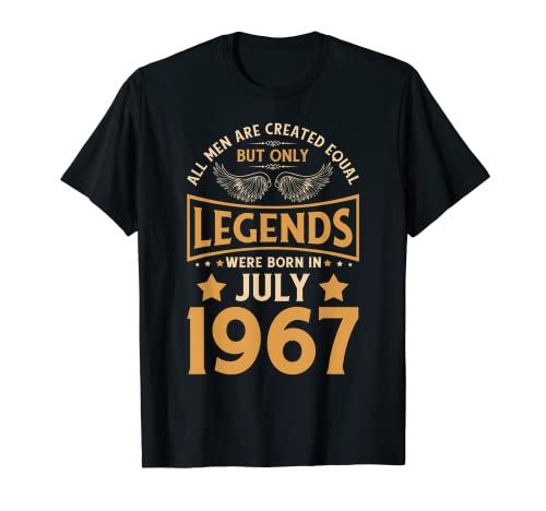 Las leyendas de cumpleaños nacieron en julio de 1967. Camiseta