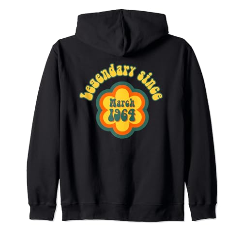 Nacido en marzo de 1964 Cumpleaños Legendario desde 1964 Sudadera con Capucha