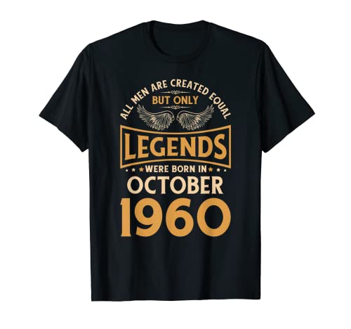 Las leyendas de cumpleaños nacieron en octubre de 1960. Camiseta