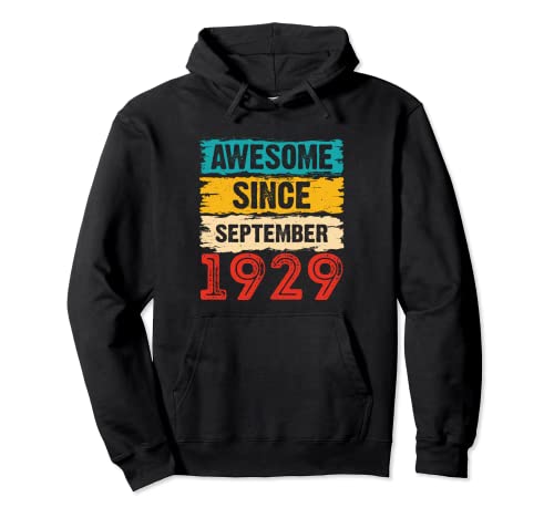 Regalos de 94 años impresionantes desde septiembre de 1929 para cumpleaños Sudadera con Capucha