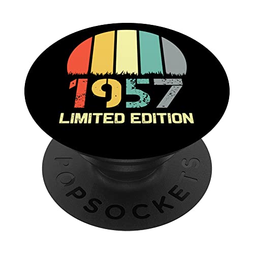 Born In 1957 Edición Limitada 1957 Cumpleaños Popsocket 1957 PopSockets PopGrip Intercambiable