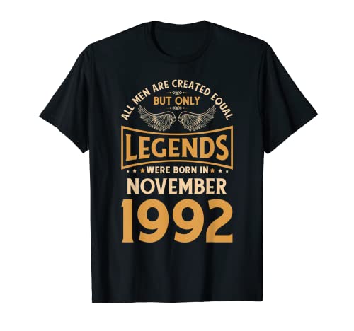 Las leyendas de cumpleaños nacieron en noviembre de 1992. Camiseta