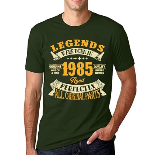 Camisetas para 40 cumpleaños para hombres 1985 para hombre, gráfica, camiseta para papá, día del...