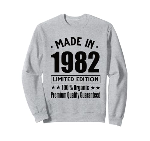 Edición Limitada 1982 Cumpleaños 1982 Nacido en 1982 Sudadera